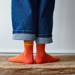Femme F01 Chaussettes|Chaussettes-Merci - Chaussettes à rayures -