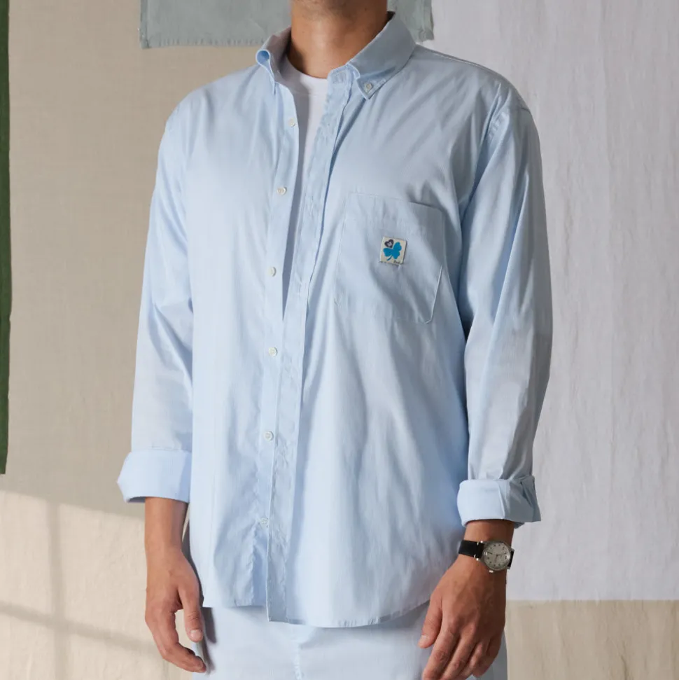 Femme G01 Chemises|Chemises-Merci - Chemise Basile - Carreaux Bleu