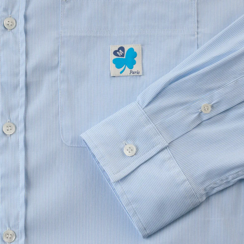 Femme G01 Chemises|Chemises-Merci - Chemise Basile - Carreaux Bleu