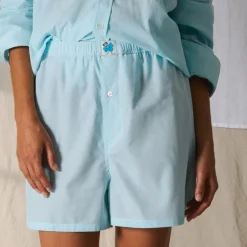 Femme G01 Chemises|Chemises-Merci - Chemise Basile - Turquoise