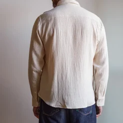Homme MERCI Chemises-- Chemise Gaspard en gaze de coton -