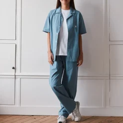 Femme MJ01 Chemises|Pyjamas-Merci - Chemise Noa - Bleu
