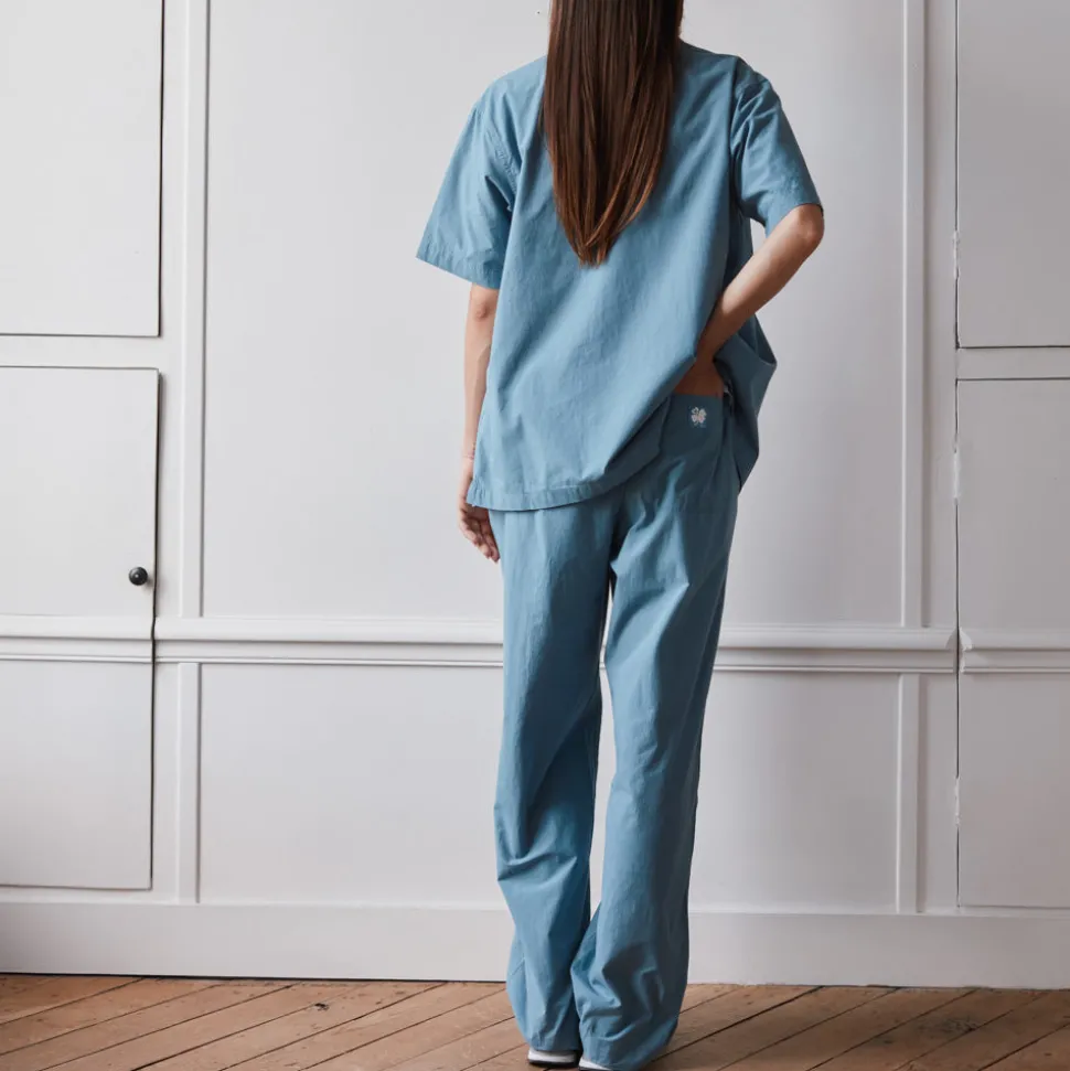Femme MJ01 Chemises|Pyjamas-Merci - Chemise Noa - Bleu
