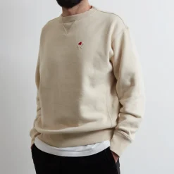 Homme PE01 Sweats-Merci - Crewneck Lucky - Cream