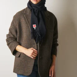 Femme JE01 Maison De Campagne|Foulards & Echarpes-Merci - Echarpe en cachemire Harry - Marine
