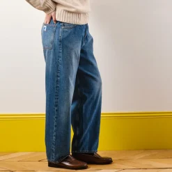 Femme KE01 Jeans|Jeans-Merci - Jeans Carrot Trèfle - Stonewash