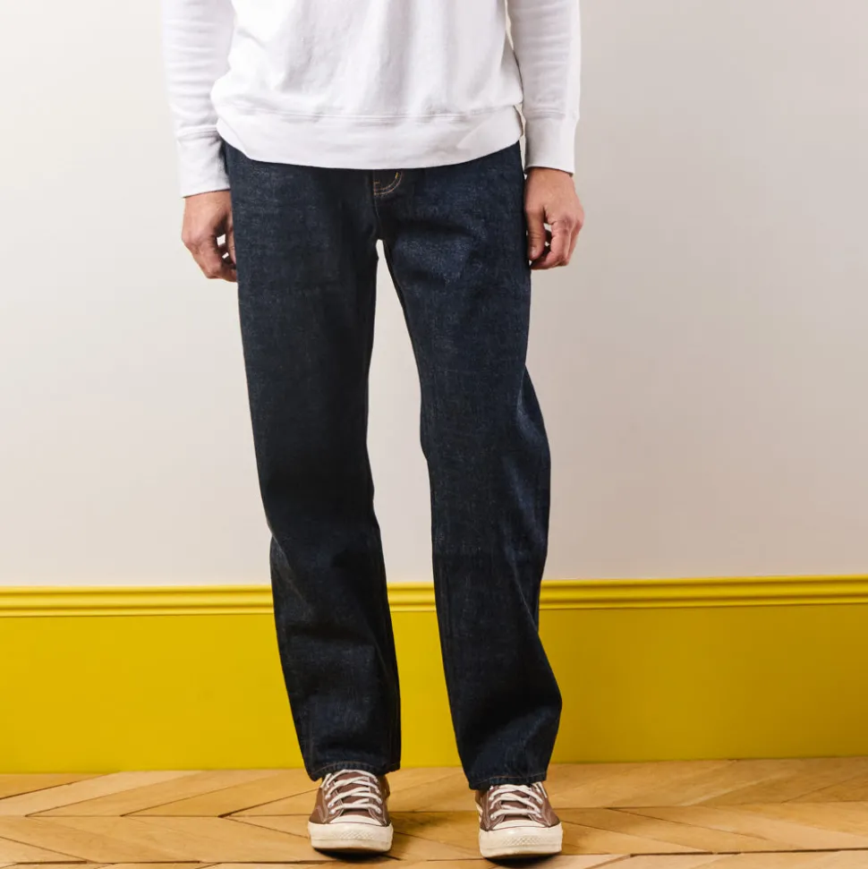 Femme KE01 Jeans|Jeans-Merci - Jeans Droit Trèfle - Onewash