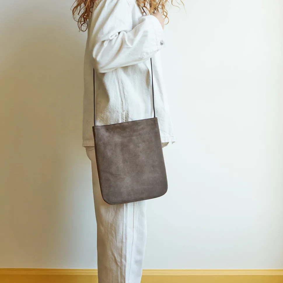 Femme MERCI Sacs À Main-- Sac en daim - Saloon