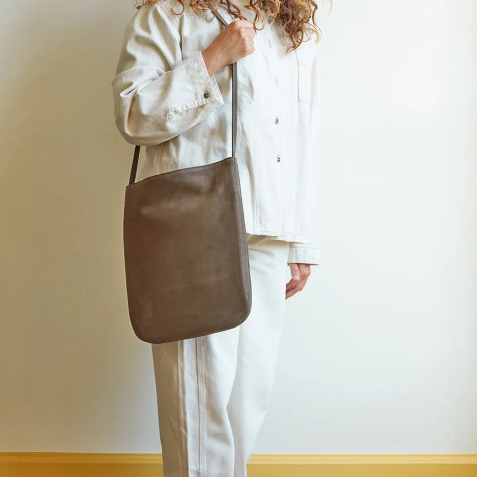 Femme MERCI Sacs À Main-- Sac en daim - Saloon
