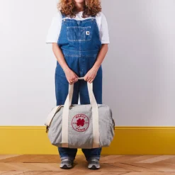Homme 2102 VJ SOURCING Sacs-Merci - Sac Weekender 2 en canvas - Rayures Bleu