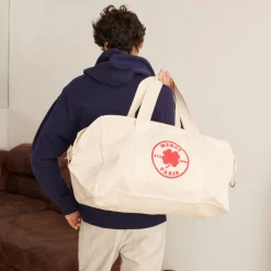 Homme 2102 VJ SOURCING Sacs-Merci - Sac Weekender en canvas - Naturel