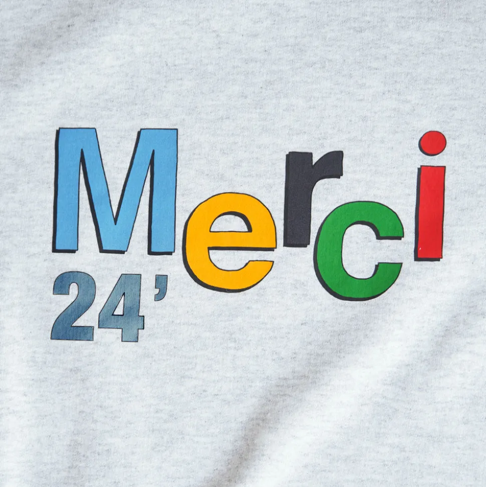 Femme M05 Sweats|Sweats-Merci - Sweat Merci 24' - Gris