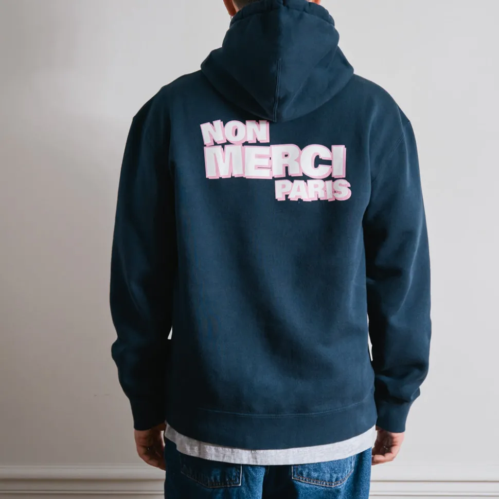 Femme BS01 Sweats|Sweats-Merci - Sweat Non Merci - Marine