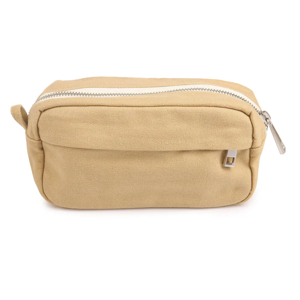 2103 VJ SOURCING Trousses|Écriture-Merci - Trousse en canvas Weekender - Beige