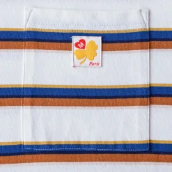 Homme MJ01 T-shirts-Merci - T-Shirt Vadim Stripes - Crème