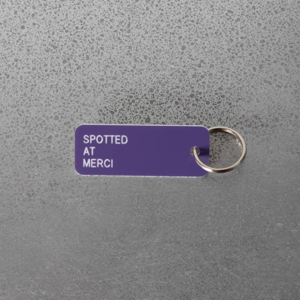Femme Various Keytags Les Accessoires Merci|Porte Clés-Merci x - Porte-clé "Spotted at Merci" -