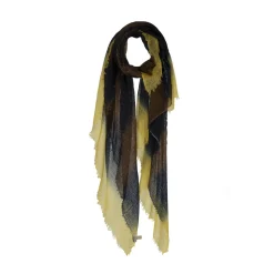 Femme MIRROR IN THE SKY Foulards & Echarpes-- Foulard St Tropez - Rayures Jaune