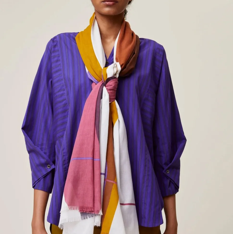 Femme MOISMONT Foulards & Echarpes-- Echarpe N°726 - Violette