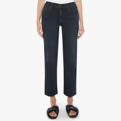Femme Mother Jeans-- Jean Rambler - Noir