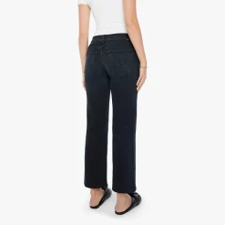 Femme Mother Jeans-- Jean Rambler - Noir