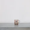2160 BEAMS Tasses-Mug Transparent - Marron & Bleu