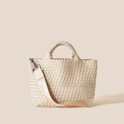 Femme NAGHEDI Sacs À Main-- Tote Petit St Barths - Ecru