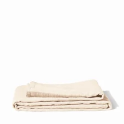 200 LINTEX Nappes-Nappe en lin lavé - Blanc de Ceruse