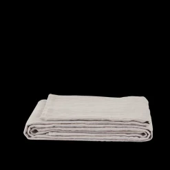 200 LINTEX Nappes-Nappe en lin lavé - Rayures Parme Fuji Iro