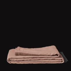 200 LINTEX Nappes-Nappe en lin lavé - Rose Argile