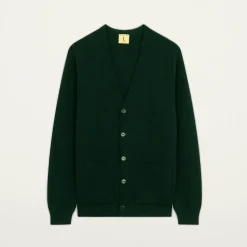 Homme NITTO KNITWEAR Mailles-- Cardigan Youri - Vert Fôret