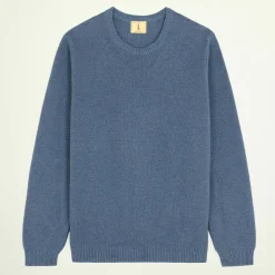 Homme NITTO KNITWEAR Mailles-- Pull Youri - Indigo