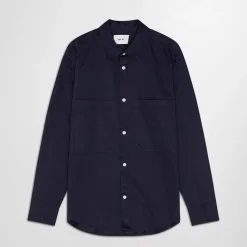 Homme NN07 Chemises-NN. 07 - Chemise Freddy - Marine