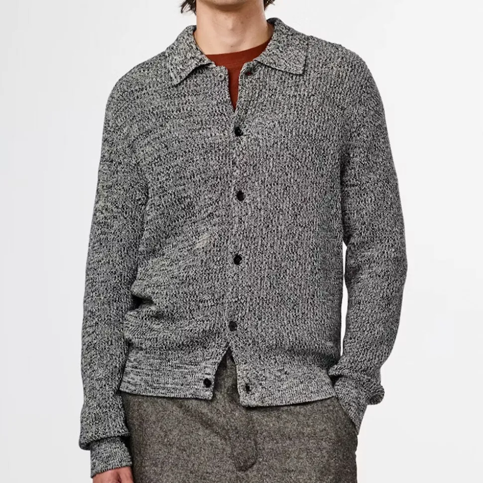Femme NN07 Mailles-NN. 07 - Cardigan Polo Jacobo - Noir Multi