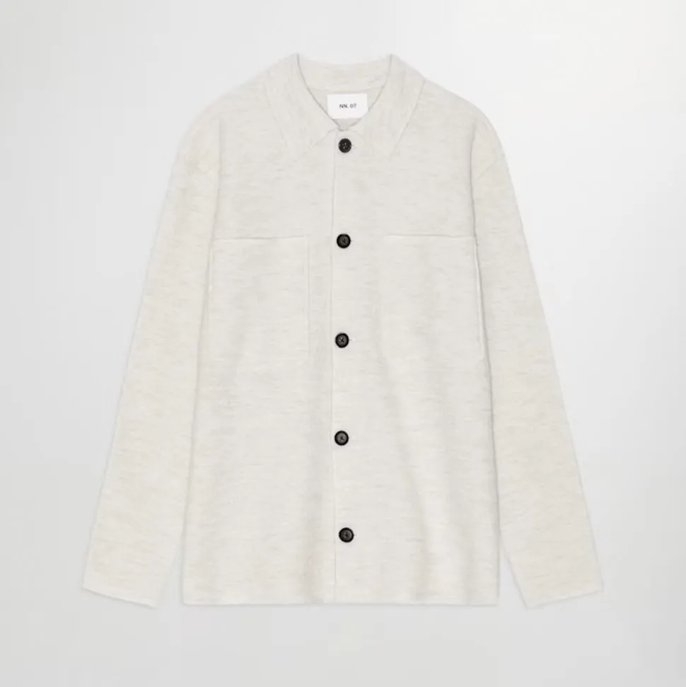 Femme NN07 Vestes-NN. 07 - Surchemise Laine Jonas - Ivoire