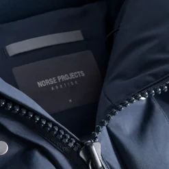 Homme Norse Projects Manteaux-Norse Project - Manteau Rokkvi 7.0 Gore -Tex - Marine