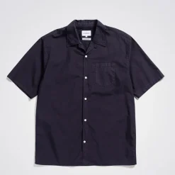 Homme Norse Projects Chemises-- Chemise Carsten - Bleu Foncé