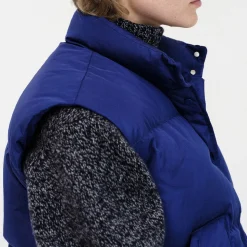 Femme Nothing Written Vestes-- Doudoune sans manches - Bleu