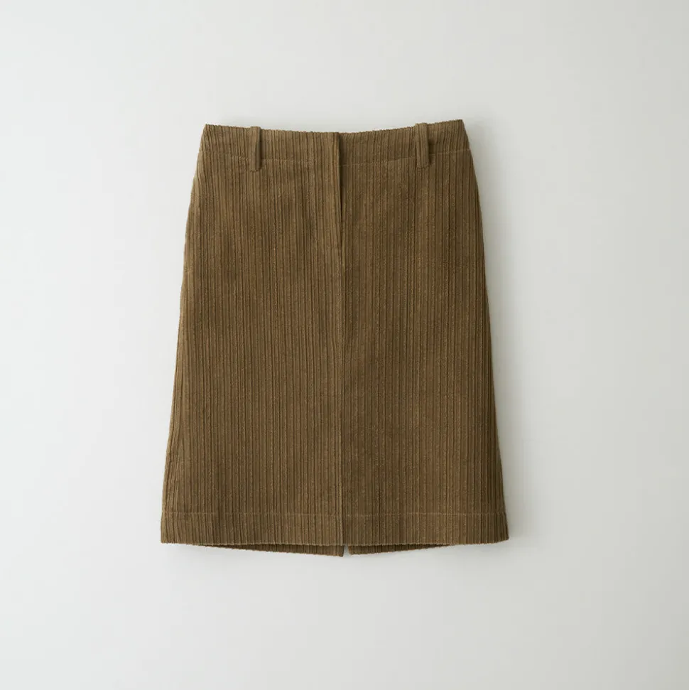 Femme Nothing Written Jupes-- Jupe velours - Camel