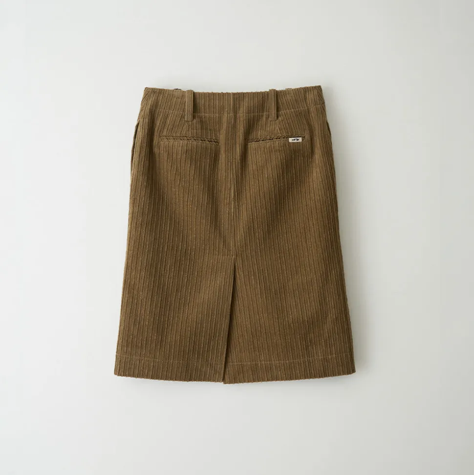 Femme Nothing Written Jupes-- Jupe velours - Camel