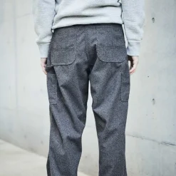 Homme ORSLOW Pantalons-- Pantalon Houndstooth Dad Painter - Marron