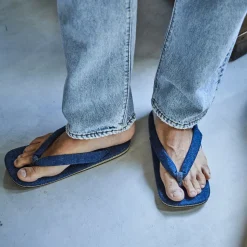 Homme ORSLOW Sandales-- Tong en jeans Setta -