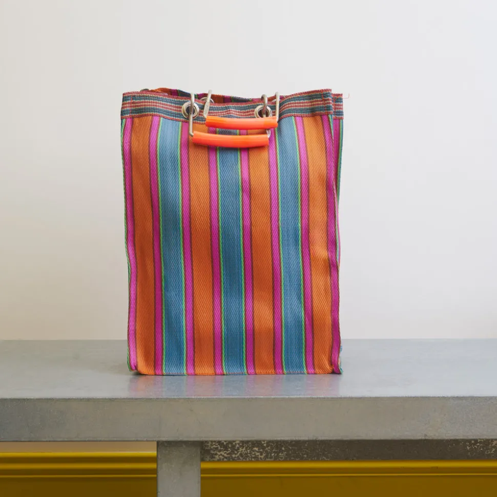 1414 PUEBCO Filets, Paniers & Valises-Panier Haut - Orange & Rose