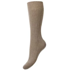 Femme Pantherella Chaussettes|Chaussettes-- Chaussettes Cachemire Recyclé - Beige