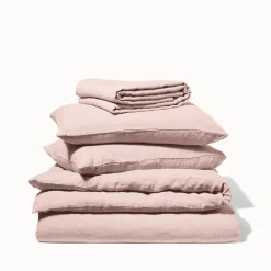 Merci Paris Parures De Lit-Parure Beige Rose