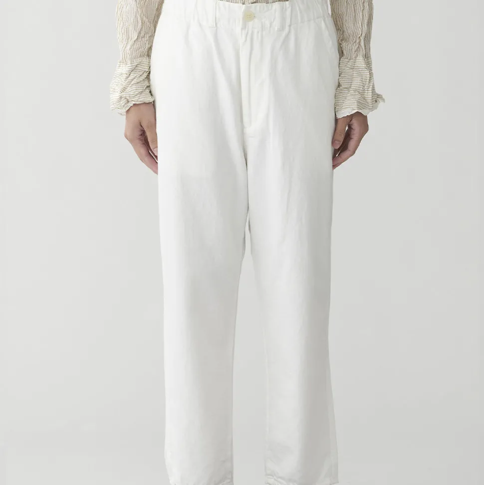 Femme Pas de Calais Pantalons-- Pantalon large - Blanc