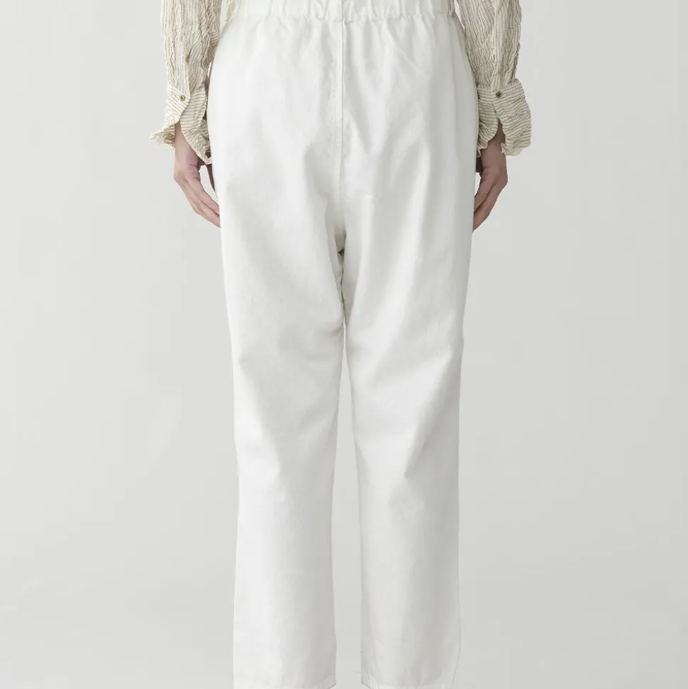 Femme Pas de Calais Pantalons-- Pantalon large - Blanc