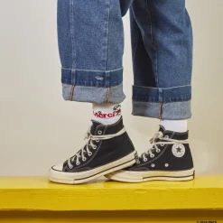 Femme F01 Peanuts X Merci|Chaussettes-Peanuts x Merci - Chaussettes - Blanc