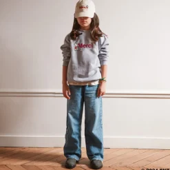 M05 Peanuts X Merci-Peanuts x Merci - Sweat Enfant Merci 24 - Gris