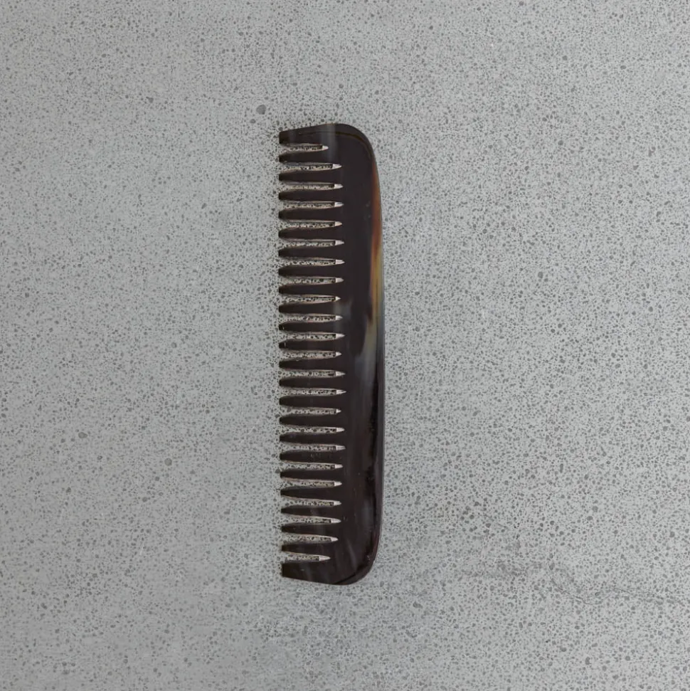 1338 ABBEYHORN Accessoires De Beauté|Soins Des Cheveux-Peigne en corne à denture simple