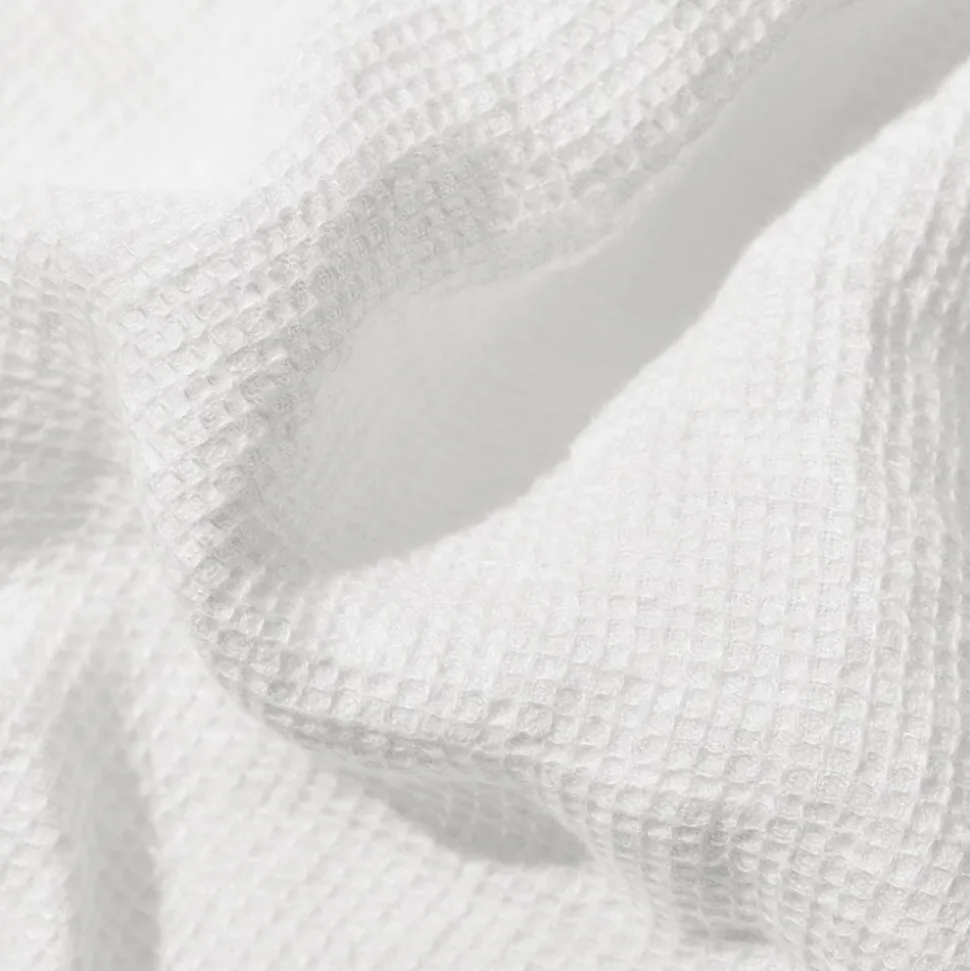 200 LINTEX Maison De Campagne|Peignoirs-Peignoir en lin - Nid d'abeille - Blanc Optique
